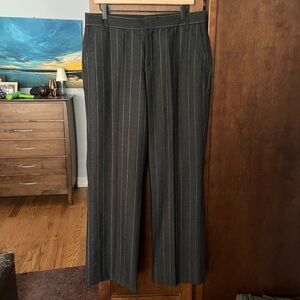 Ted Baker London Striped Wool Pants